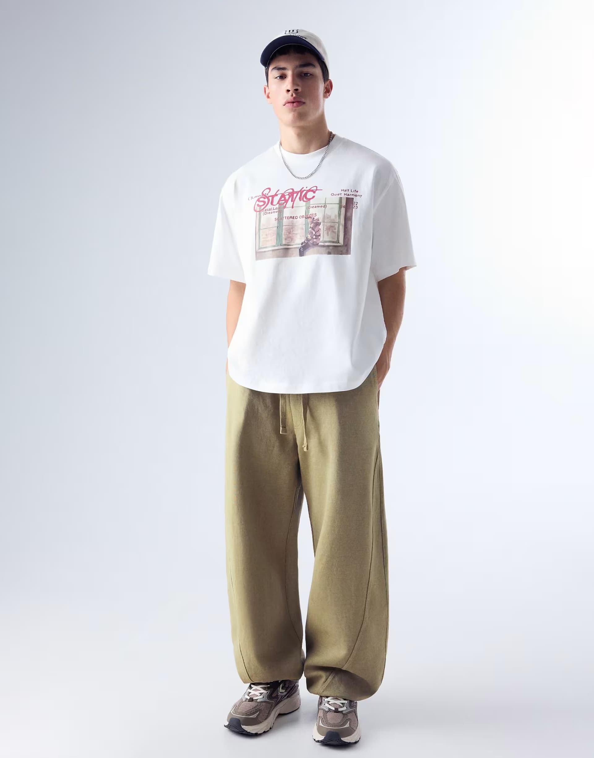 ASOS ASOS Khaki Interlock Balloon Trousers