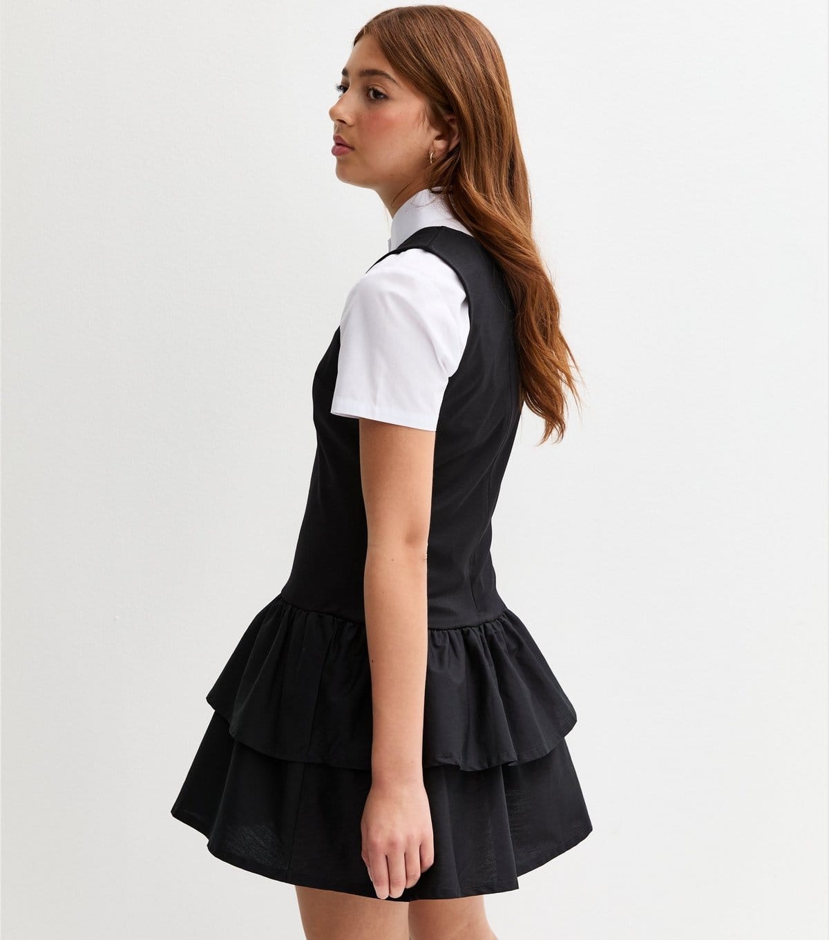New Look Girls' Black Ponte Rara School Dress New Look - 4