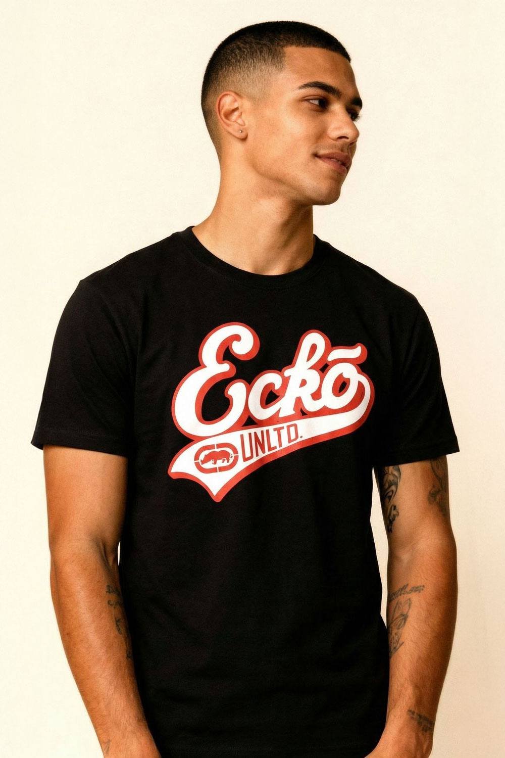 Ecko Untld. Ecko Untld. Men's Script T-Shirt in Black - 3