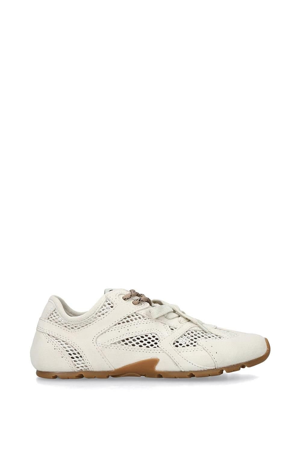 Steve Madden STEVE MADDEN Women's 'Aziel White Mesh' Suede Trainers