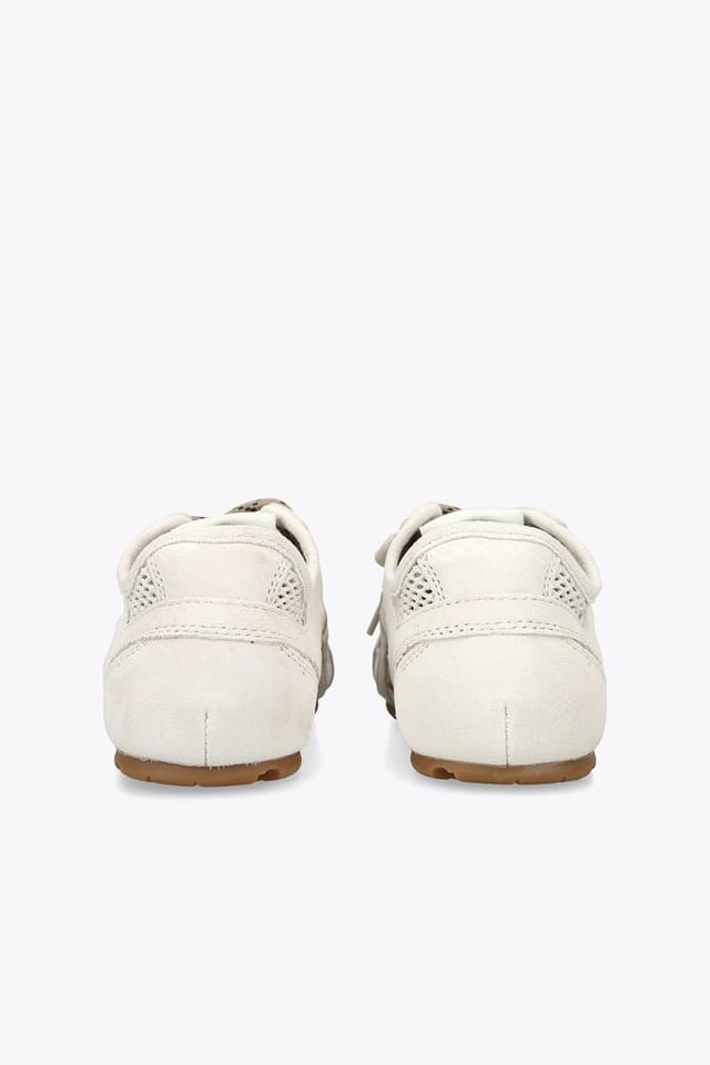 Steve Madden STEVE MADDEN Women's 'Aziel White Mesh' Suede Trainers - 3