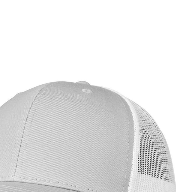 Classic Classic Men's Retro Two Tone Trucker Cap in Silver - 2