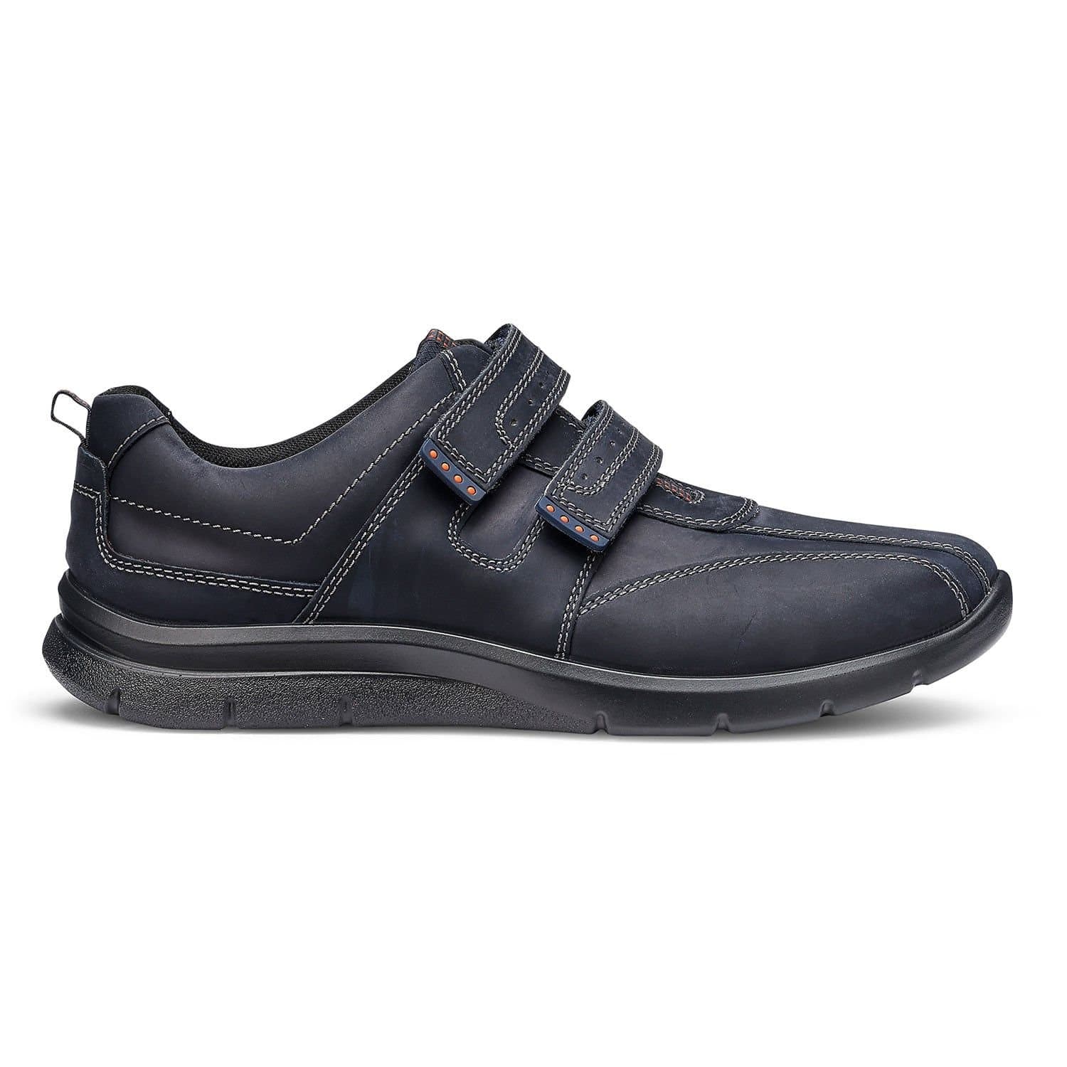Hotter Hotter Men's 'Energise' Dual Fit Casual Shoes in Dark Navy