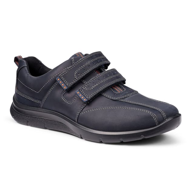 Hotter Hotter Men's 'Energise' Dual Fit Casual Shoes in Dark Navy - 2