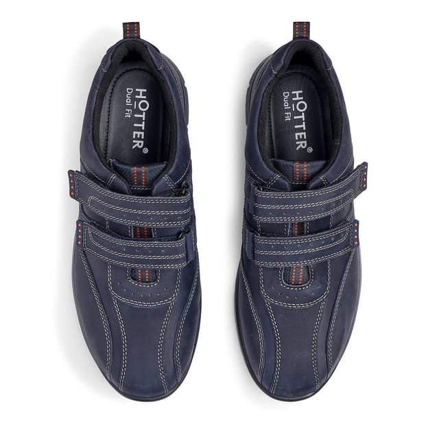 Hotter Hotter Men's 'Energise' Dual Fit Casual Shoes in Dark Navy - 3