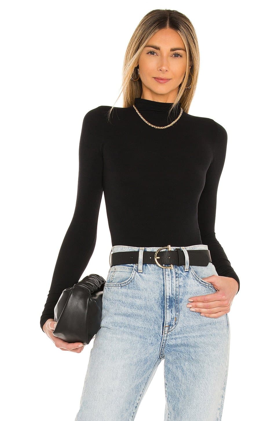 revolve Ballet Body Mockneck Bodysuit