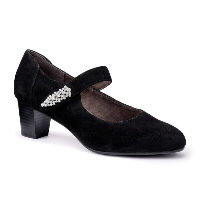 Hotter Hotter Women's 'Duet' Classic Heeled Shoes in Black - 2