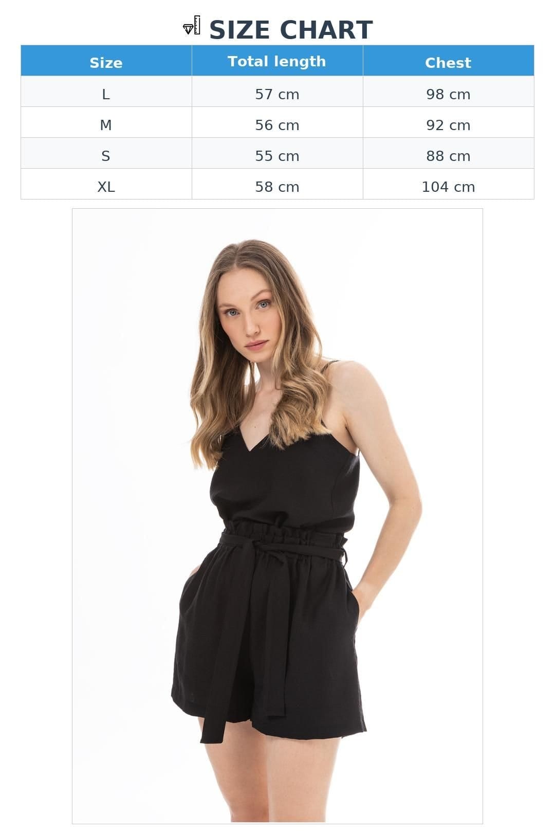Love Lace Love Lace Women's Light Satin V Neck Thin Strap Top in Black - 4