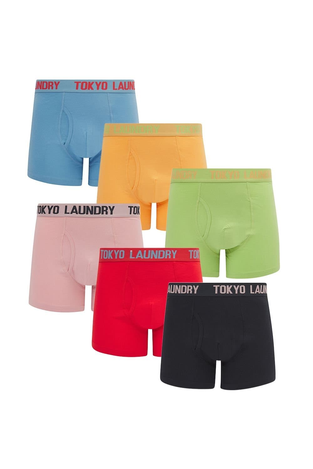 Tokyo Laundry Tokyo Laundry Men's Cotton 6-Pack Boxers