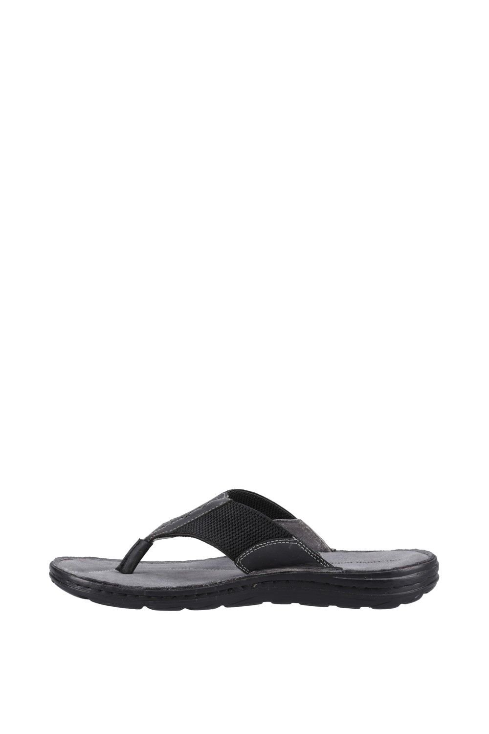Hush Puppies Hush Puppies Men's 'Alan' Toepost Sandal in Black - 4