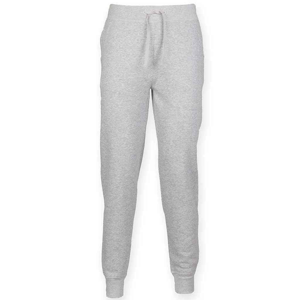 SF Men SF Men Heather Cuffed Slim Jogging Bottoms in Grey