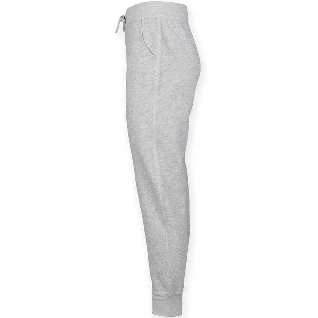 SF Men SF Men Men's Heather Cuffed Slim Jogging Bottoms in Grey - 3