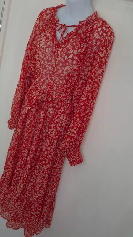 Hush Hush ditsy floral midi tea dress UK size 16