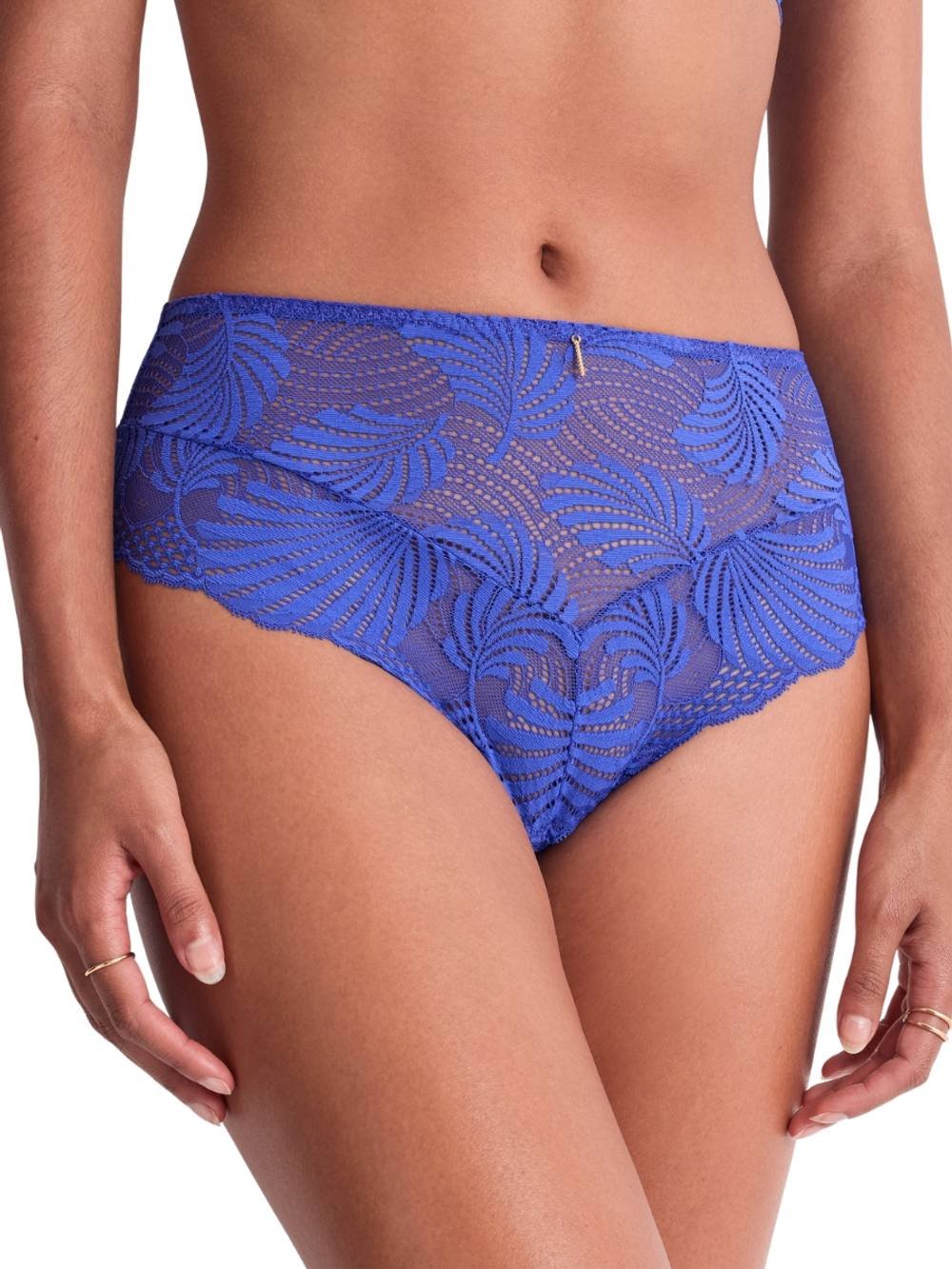 Aubade Aubade Women's Rhythm Of Desire High Waist Brief in Blue - 3