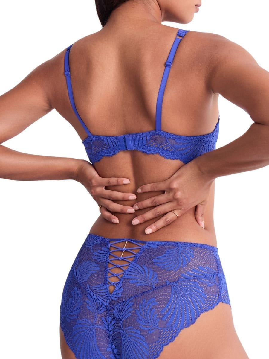 Aubade Aubade Women's Rhythm Of Desire High Waist Brief in Blue - 4