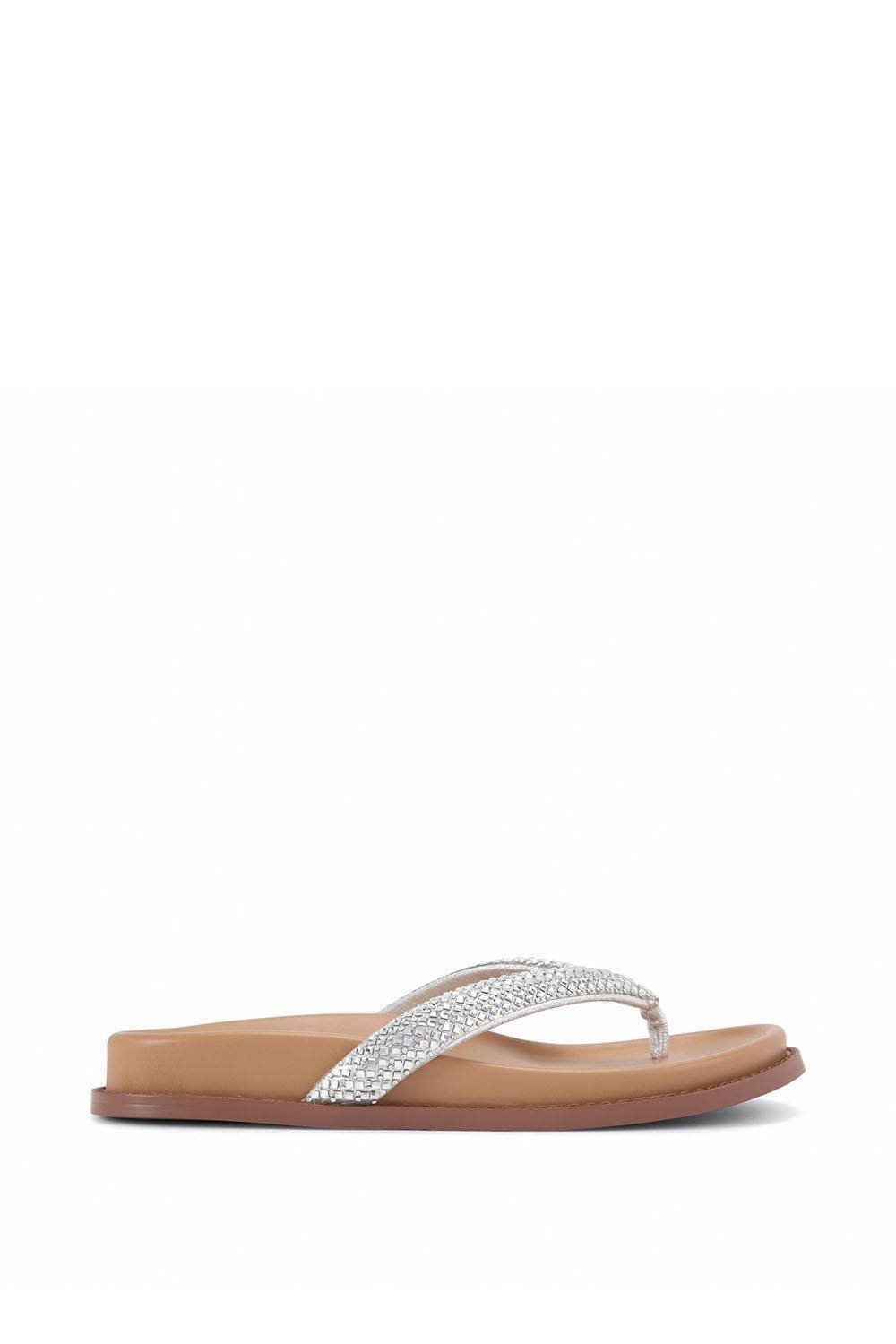 KG Kurt Geiger KG Kurt Geiger Women's 'Ryn' Sandals in Silver - 3
