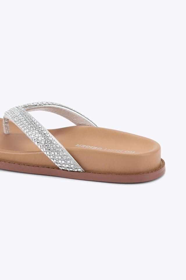 KG Kurt Geiger KG Kurt Geiger Women's 'Ryn' Sandals in Silver - 3