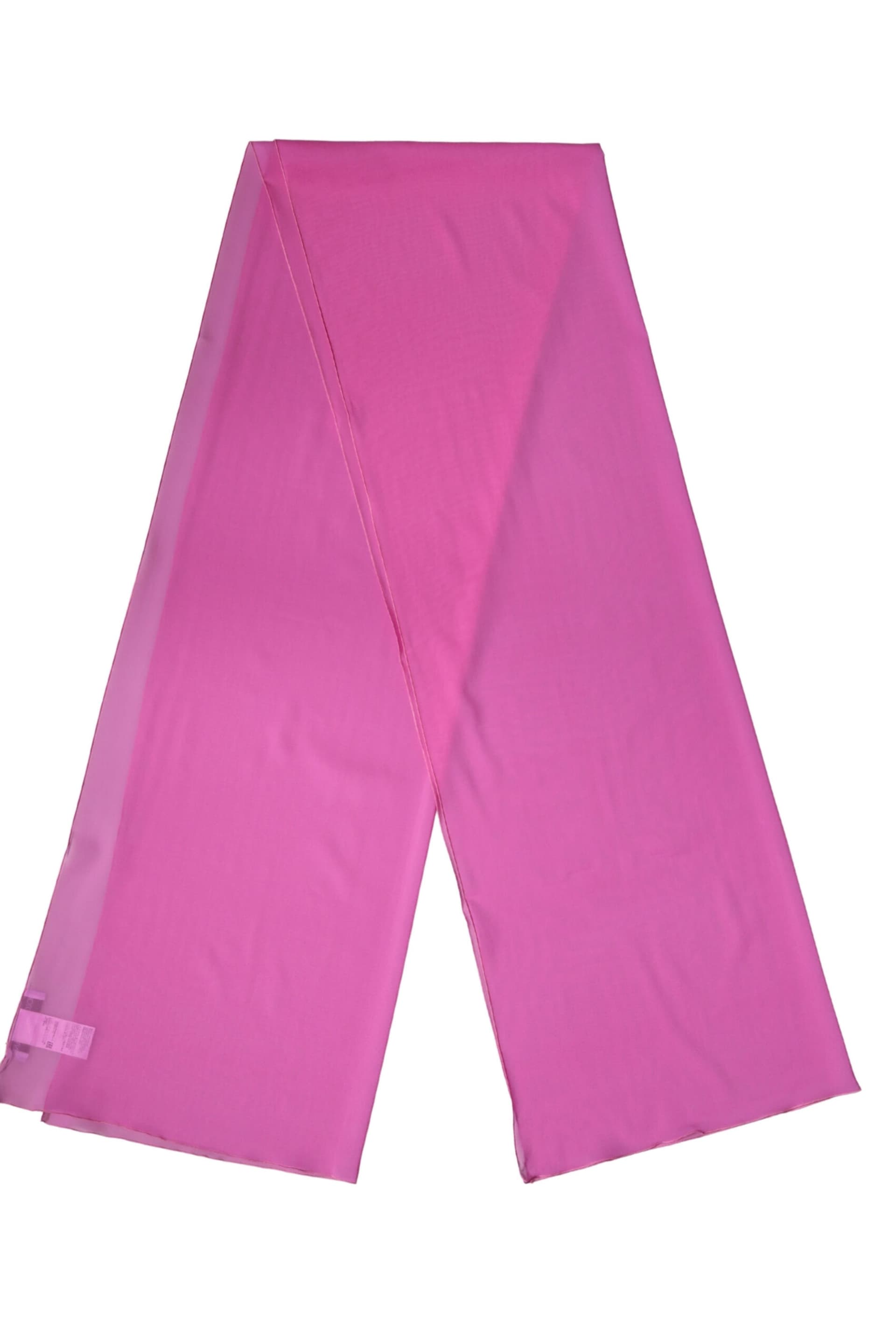 Dolce & Gabbana Dolce & Gabbana Bright Pink Silk Neck Wrap Shawl