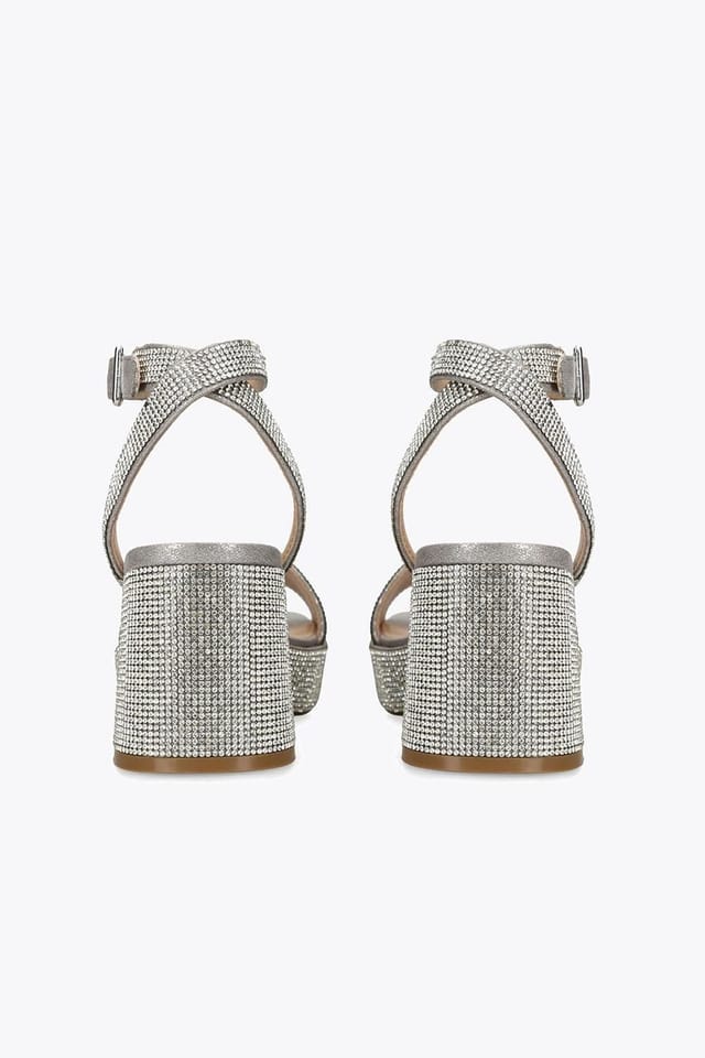 Steve Madden STEVE MADDEN Women's 'Mercerr Pink' Sandals in Silver - 3