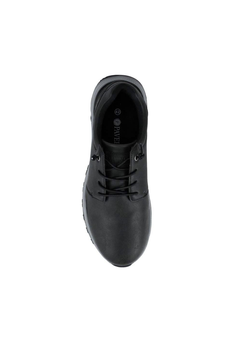 Pavers Pavers Men's Sporty Lace Up Shoes in Black - 4