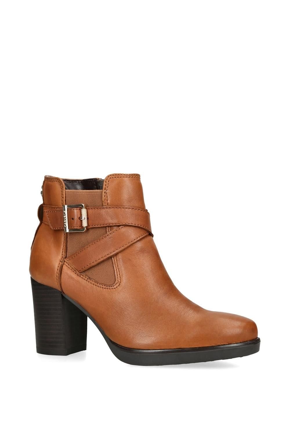 Carvela Carvela Women's 'Silver 2' Leather Boots in Tan - 4