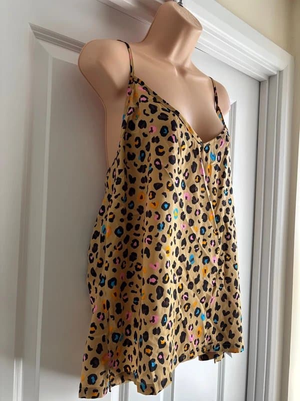 Never Fully Dressed BNWT Never Fully Dressed Leopard Confetti Cami size XL ( UK 18-20), RRP £39