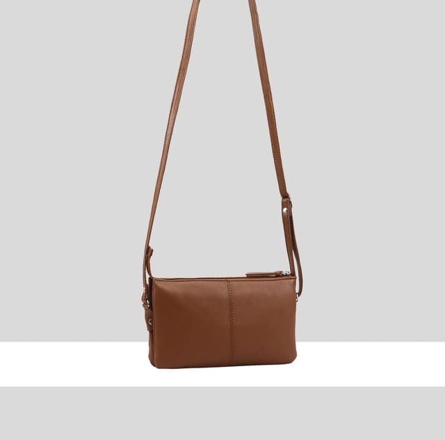 Dents Dents Women's Anaya Leather Cross Body Bag in Brown - 2