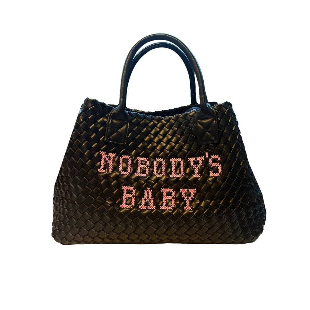 Lilly Loves Lilly Loves Black Embroidered Shoulder Bag