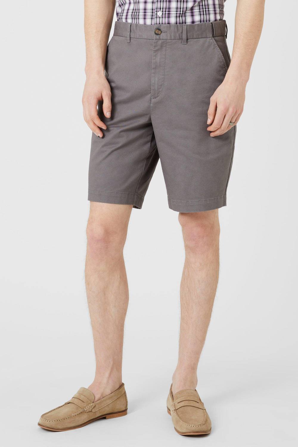 Maine Maine Men's Premium Chino Short in Grey - 2