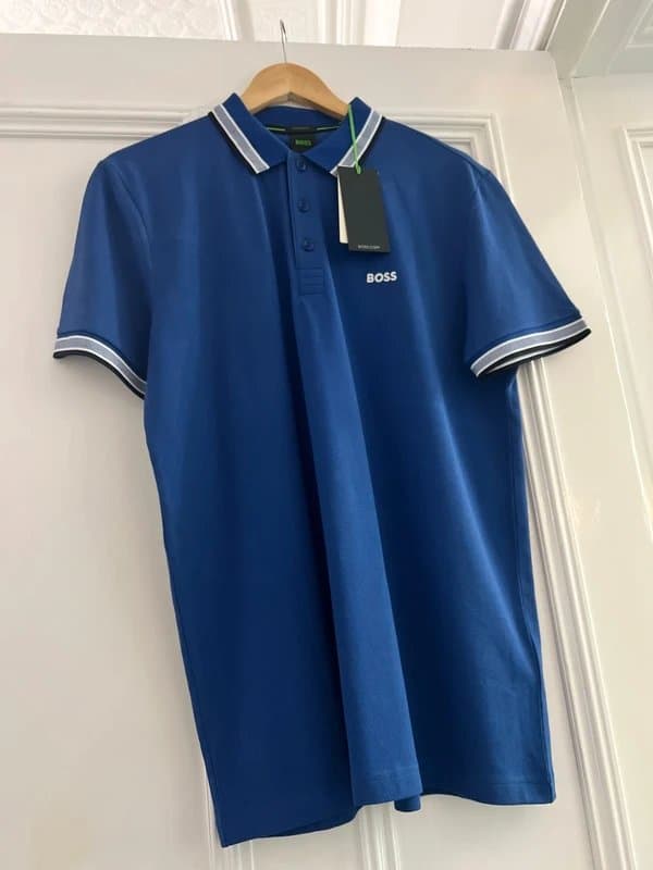 Hugo Boss Men’s Hugo Boss Blue Polo L