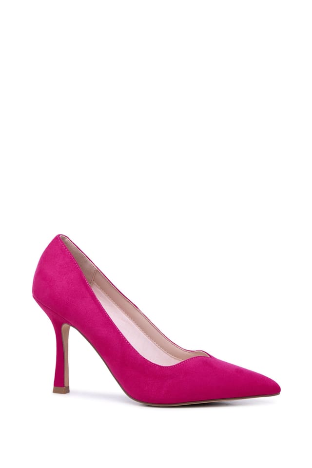 Paradox London Paradox London Women's Raina' High Heel Court Shoes in Fuchsia - 2