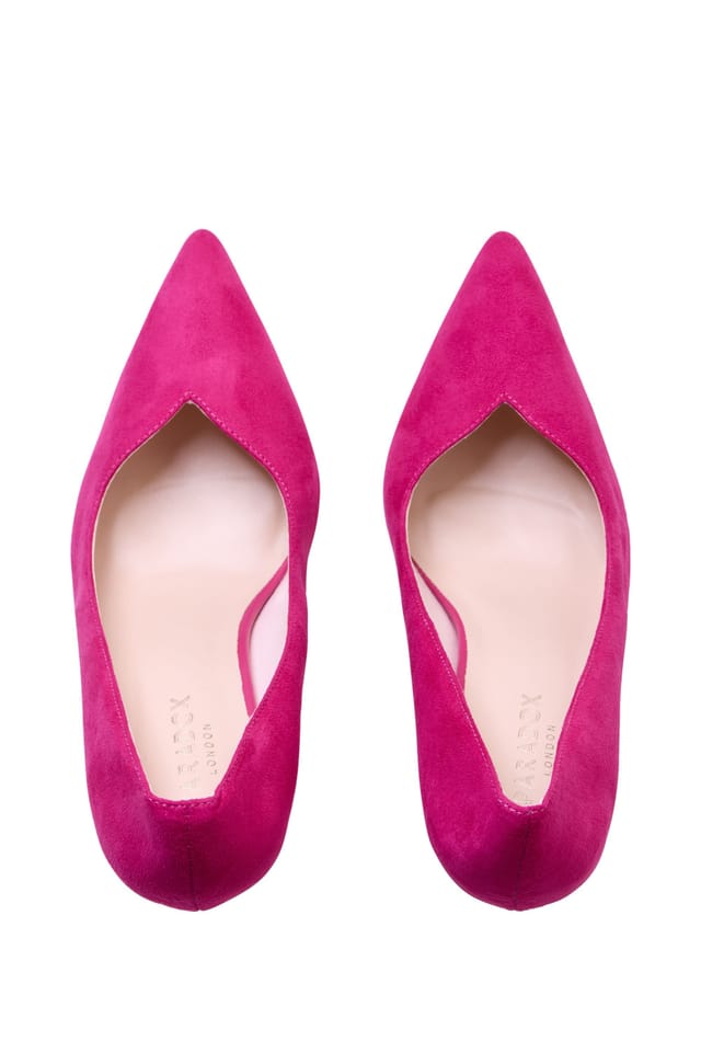 Paradox London Paradox London Women's Raina' High Heel Court Shoes in Fuchsia - 3