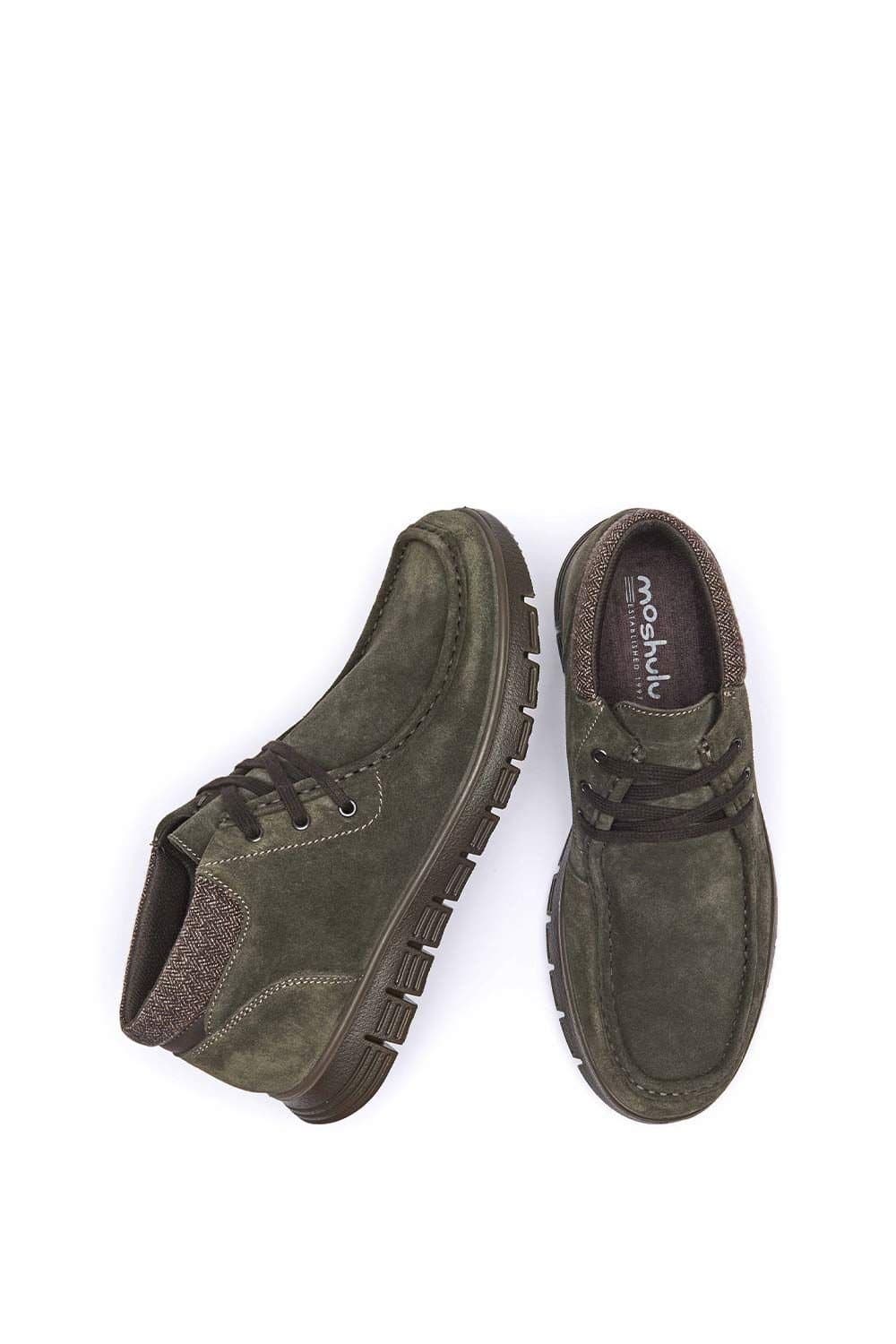 Moshulu Moshulu Men's 'Lipscombe' Chukka-Style Ankle Boots in Olive