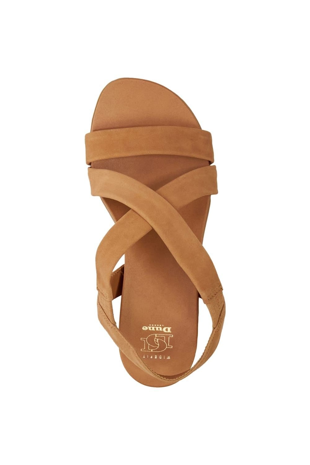 Dune London Dune London Women's Wide Fit 'Landies' Sandals in Brown - 4