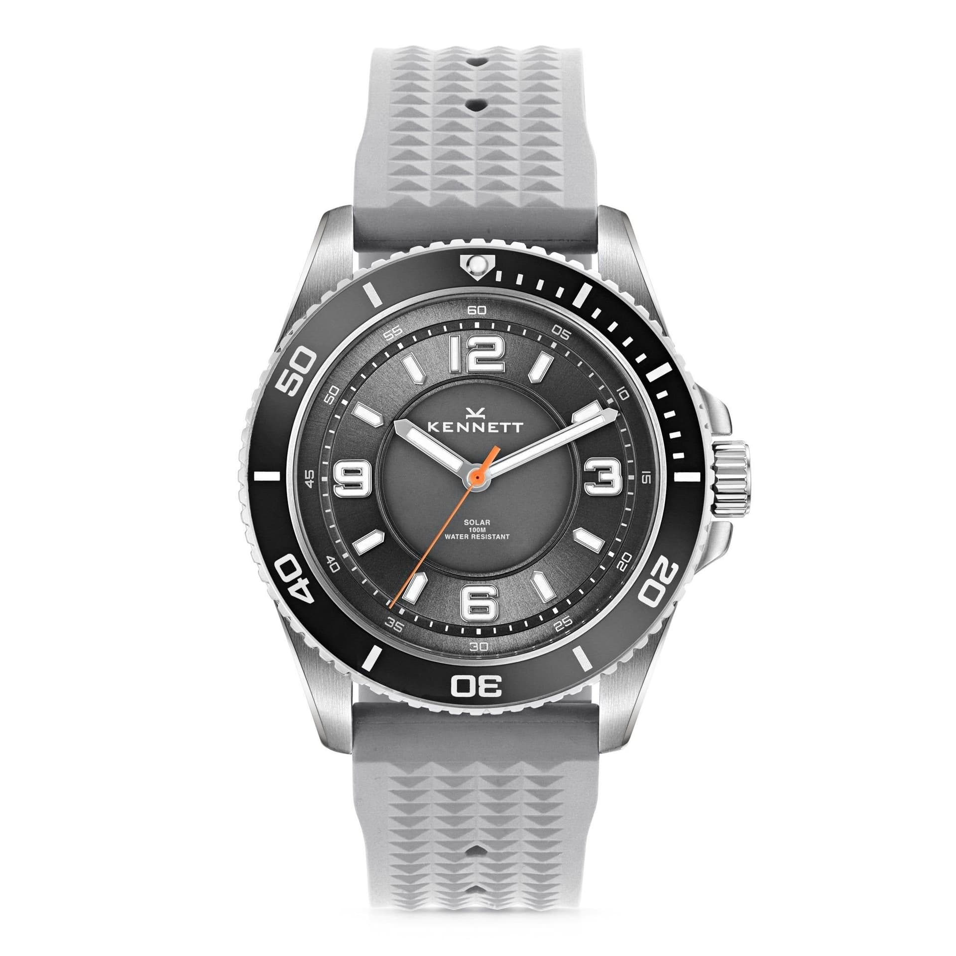 Kennett Kennett Men's Solaxplorer Solar Powered Watch in Light Grey