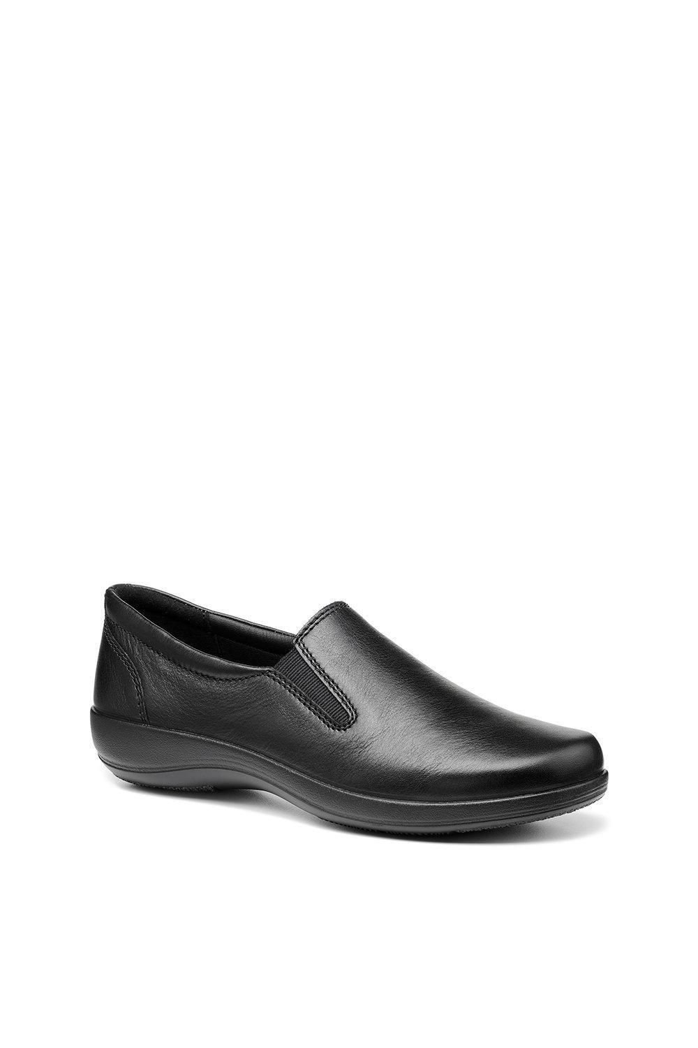 Hotter Hotter Women's Wide Fit 'Glove II' Slip On Shoes in Black - 2