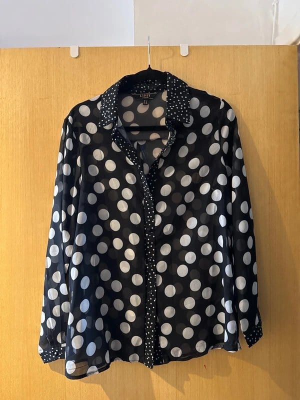 Lipsy Lipsy see through shirt UK10 - 1
