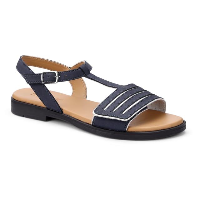 Hotter Hotter Women's Wide Fit 'Lyla' Sandals in Navy - 2
