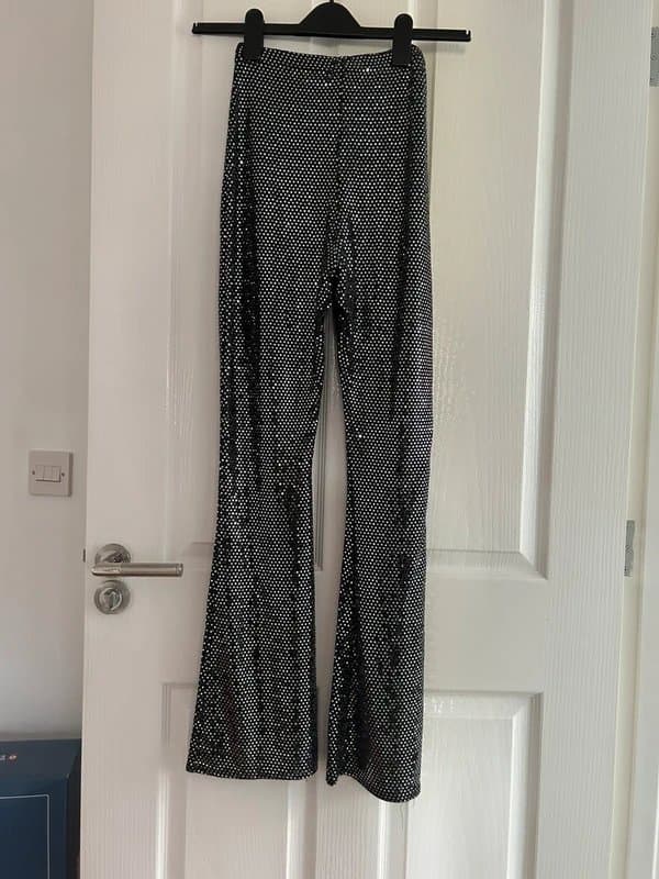 New Look Sequin trousers size small