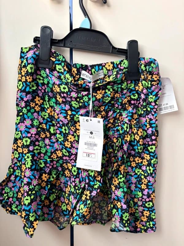 Bershka Floral skirt