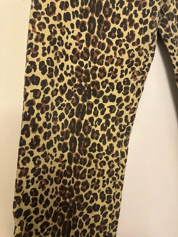 Never Fully Dressed Never Fully Dressed Leopard Print Jeans size 16
