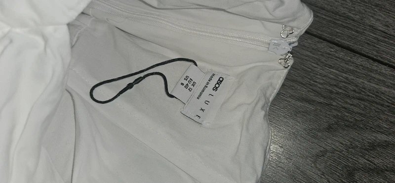 Luxe White corset style dress - 1