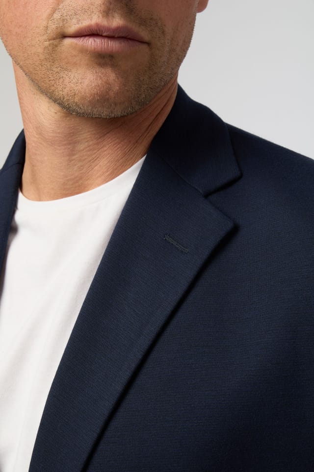 Melka Melka Men's Jersey Blazer in Navy - 3