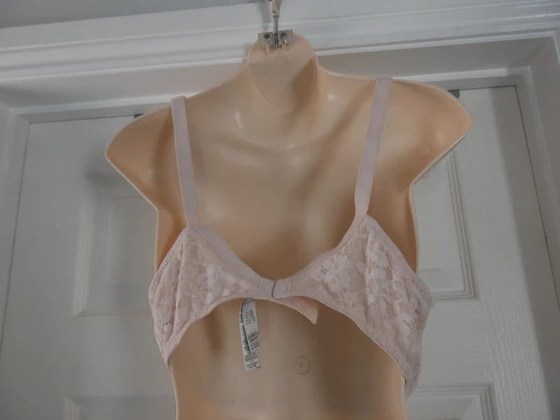 Marks & Spencer Maternity Light Pink Lace Trim Nursing Bra 38D