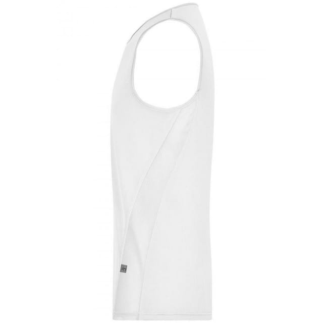 James and Nicholson James and Nicholson Men's Running Tank Top in White - 3