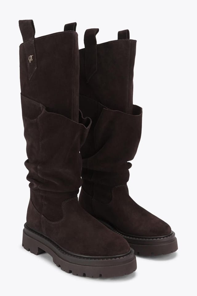 Steve Madden STEVE MADDEN Women's 'Kiona 015' Suede Boots in Dark Brown - 2