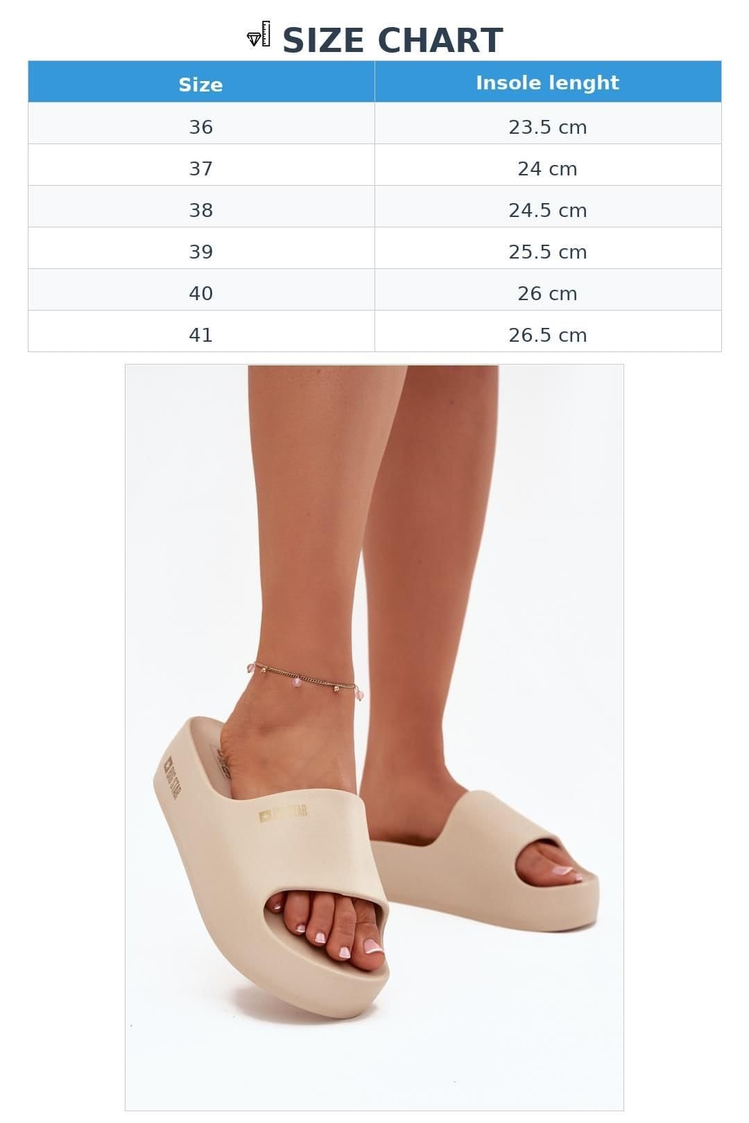 Love Lace Love Lace Women's Big Star Foam Platform Flip Flops for Beach & Everyday in Beige - 4