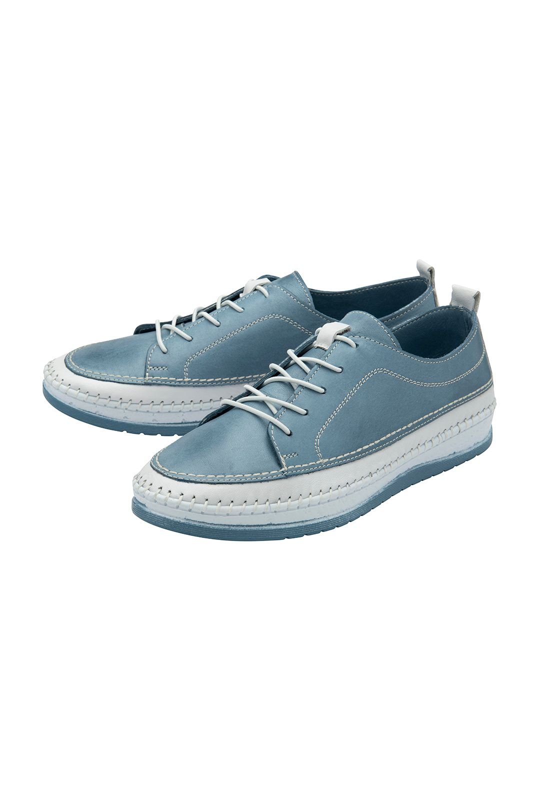 Lotus Lotus Women's 'Rimini' Leather Lace-Up Shoes in Blue - 2