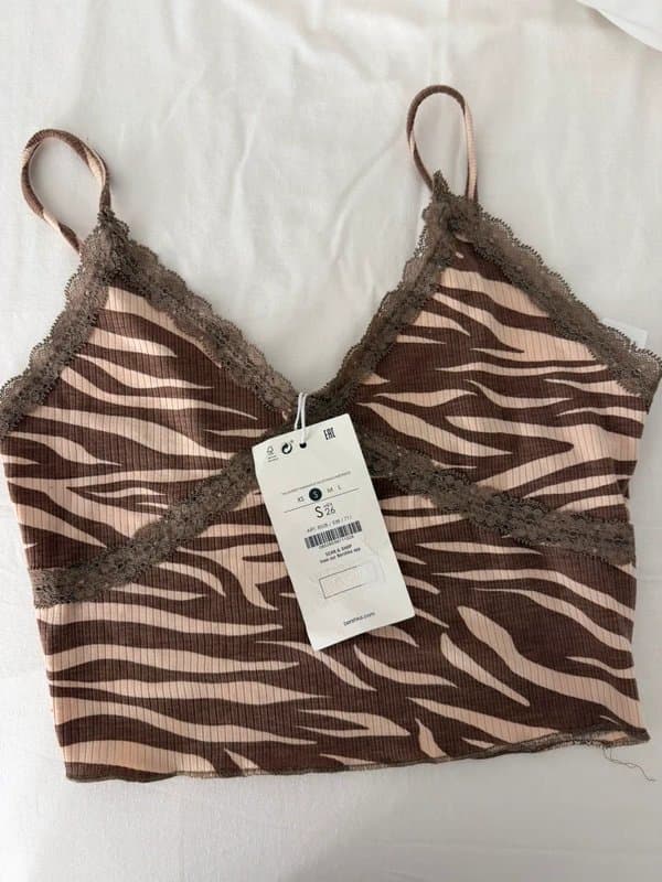 Bershka Bershka zebra cami