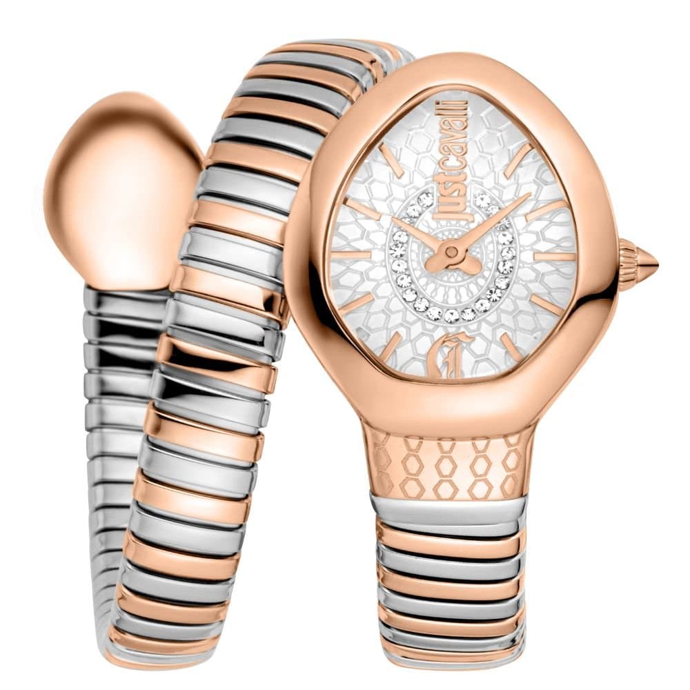 Just Cavalli Just Cavalli Women's Eclisse Stainless Steel Case, Stainless Steel, Quartz, JC1L371M0075